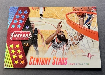 JAMES HARDEN 2014-15 Threads #12 Century Stars SSP HOUSTON ROCKETS - CASE HIT - Image 1 of 4