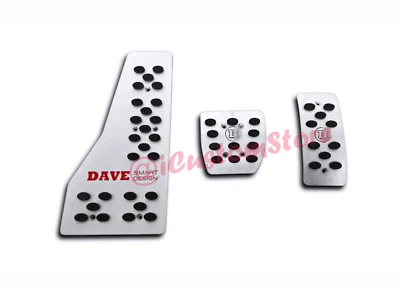 Dave Smart Design Style Metal Pedalauflage Rot Smart Fortwo Forfour III 453 - Imagem 1 de 4