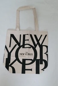 The New Yorker Classic Canvas Tote Bag 15" x 15" x 5" Brand New - Picture 1 of 1