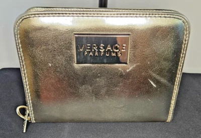 Versace Parfums Card Holder Travel Gold Wristlet Bag, purse no Chain - Image 1 of 4