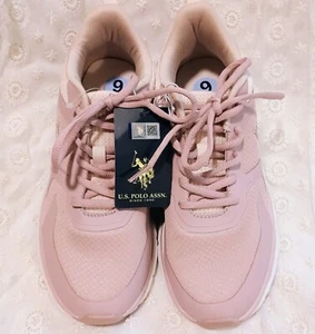 NWT US Polo Assn Women's Sneakers Mauve Pink sz 9 - Imagen 1 de 5