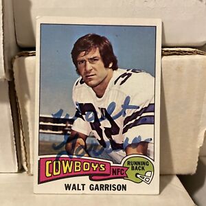 Walt Garrison  -Oklahoma State- Dallas Cowboys Autographed Card