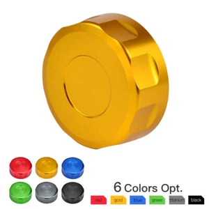 Rear Brake Fluid Reservoir Cover Cap Fit Kawasaki Ninja 250 300 400 500 650 1000 - Picture 1 of 10
