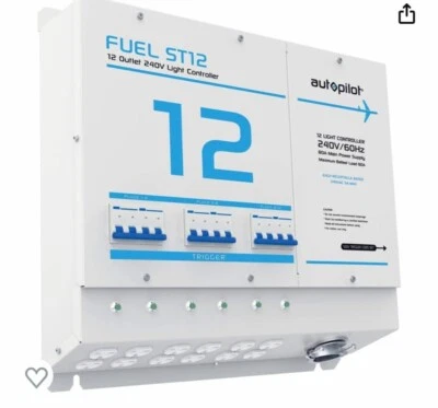 Autopilot APT0122 FUEL ST12 12 Outlet 240V Light Controller with Single Trigger - Image 1 of 2