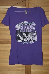 STEP UP REVOLUTION T-Shirt Purple Next Level Apparel Size Medium - NEW no tags - Picture 1 of 4