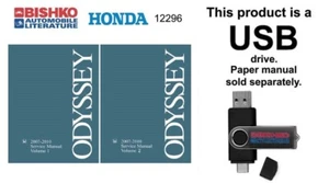 2007 2008 2009 2010 Honda Odyssey Shop Service Repair Manual USB Engine Wiring - Picture 1 of 3