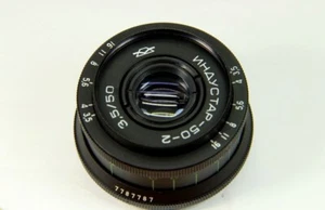 ⭐ Industar 50-2 50mm f/3.5 M42 USSR Lens 📷 Vintage Tessar Type - Picture 1 of 10