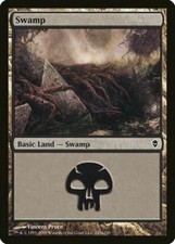 Swamp 241a Zendikar Light Play MTG Magic DNA GAMES