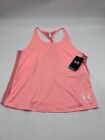 NWT Women's UA Iso-Chill Up The Pace Tank, Pink, Size Small