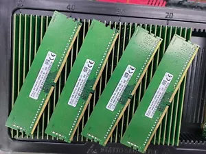 SK Hynix 4 x 8GB DDR4 3200MHz ECC UDIMM RAM Hyundai PC4-3200A-ED2 288pin - Picture 1 of 2