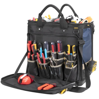 CLC PB1543 17″ MOLDED BASE​ MULTI-COMPARTMENT​ TECHNICIAN’S TOOL BAG CARRIER - Image 1 of 3