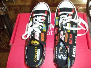Batman Converse Chuck Taylor All Star DC Comics Batman 80th Anniversary Size 11 - Picture 1 of 16