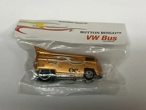 Volkswagen VW Bus Hot Wheels (Gold) Button Bingo 20th Annual 2006 Convention - Picture 1 of 6