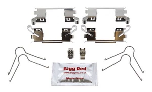 FRONT Brake Caliper Pad Pin Fitting Kit for TOYOTA MR2 SW20 1990-1991 (BRH1254) - Picture 1 of 3