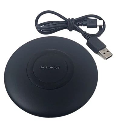 Samsung Wireless Fast Charging 10W Pad Dock for S21 S23 Note 10 iPhone 15 14 Pro - Image 1 of 4