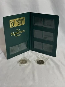 PGA Tour Partners Club Collector's The Signature Series Album With 2 Medallions - Bild 1 von 5