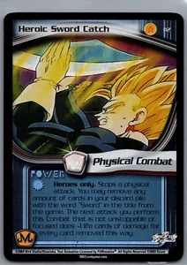 1x DBZ CCG HEROIC SWORD CATCH 112 HOLO FOIL RARE BABIDI SAGA DRAGON BALL Z - Picture 1 of 1