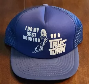 Tru Turn Hooks Fishing Baseball Cap Snapback Trucker Hat I Do My Best Hooking - Picture 1 of 6