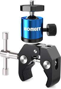 Kamera Halterung Klemme Stativ Super Klemme Metall Klemmhalterung Mit BLAU Kamer - Bild 1 von 12