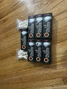 7 Packs Of Golf Balls With 50 Golf Tees - Picture 1 of 5