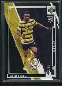 2021-22 PETER ETEBO 08/15 PANINI IMPECCABLE PREMIER LEAGUE ROOKIE RC #133 - Picture 1 of 2