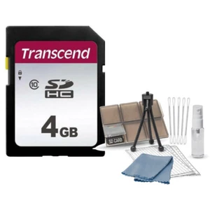 Transcend SDHC 4GB UHS-1 Class 10 Memory Card + Case Organizer Starter Kit - Picture 1 of 2