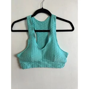 NB Women's Sports Bra Teal Blue Medium - Picture 1 of 6