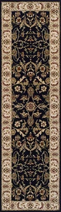 Alfombras de Lana Alta Calidad Azul Marino Floral Tradicional Clásico Oriental Salón Corredor - Imagen 1 de 7