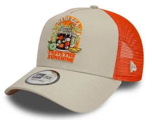 New Era Summer Patch Trucker Cap Stone Orange : one size - Bild 1 von 2