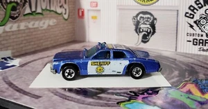 👓Hot Wheels 1985🚨SHERIFF PATROL 701 Metallic Blue⭐BW '78 Dodge Monaco Gebraucht - Bild 1 von 8