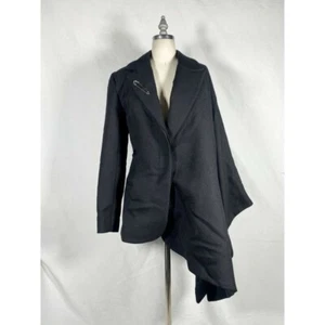 $1105 Jacquemus FW 2018 Black Bibi Cape Coat Blazer Jacket Size Small FR 36 EUC - Picture 1 of 11
