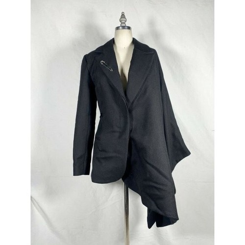 Giacca blazer cappotto nero Bibi Cape Jacquemus FW 2018 $1105 taglia small FR 36 EUC