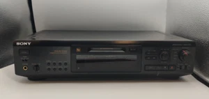 SONY MDS-JE700 MD Player MiniDisc Recording Deck Black Tested - Picture 1 of 4