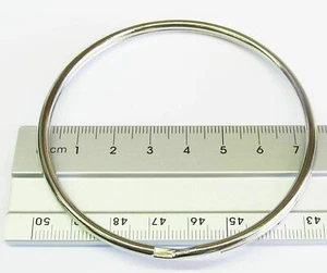 Jailers Large Split  Ring Keyring Holder.76mm 3 "..Holds Over 30 keys.Schools - Picture 1 of 3