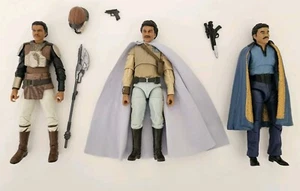 "Lote suelto de 3 figuras Lando Calrissian Star Wars Black Series escala 6""" - Imagen 1 de 7