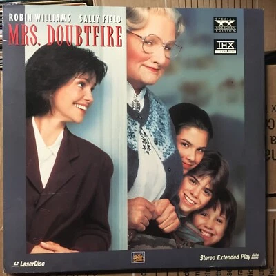 Mrs. Doubtfire (Laserdisc) Widescreen ROBIN WILLIAMS SALLY FIELD GREAT FILM! - Image 1 of 2