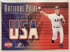 2003 Upper Deck Huston Street National Pride Game Jersey #NP-HS Baseball