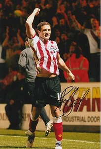 FOTO 12X8 FIRMADA A MANO DE SOUTHAMPTON BILLY SHARP 6. - Imagen 1 de 1