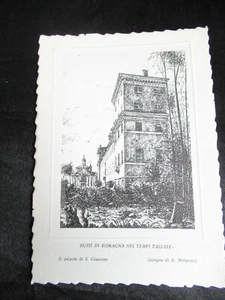 CARTOLINA PALAZZO S. GIACOMO RUSSI DI ROMAGNA NEI TEMPI PASSATI RAVENNA 1980 - Picture 1 of 3