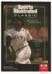 Tarjeta de béisbol Topps X Sports Illustrated 2021 de Willie Mays #24 (PR: 1489) - Imagen 1 de 3