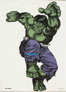 1960's HULK JACK KIRBY ART ORIGINAL MARVEL COMICS MARVELMANIA POSTER ART PRINT - Picture 1 of 1