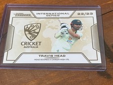 2023 / 24 Traders Luxe International Series  Album Card - Travis Head 42/50