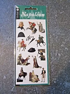 Napoleon Stickers 1 sheet of 12  Musees NEW (3"x5-1/2" sheet)  - Picture 1 of 4
