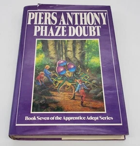 Vtg 1st Ed Phaze Doubt Piers Anthony Hardcover DJ Book Apprentice Adept Book 8 - Bild 1 von 11