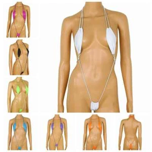 AU Women Lingerie Beachwear Bathing Swimsuit Hollow Out Monokini Bandage Bikini - Picture 1 of 40