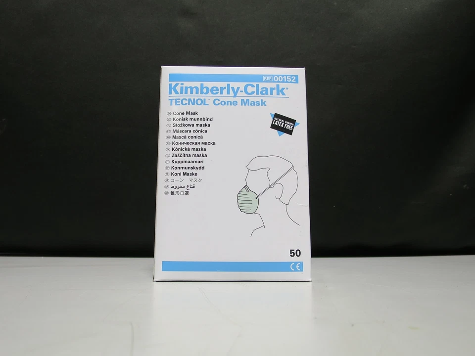 Máscara cone Kimberly Clark 00152 Tecnol contagem 50 - Imagem 1 de 2