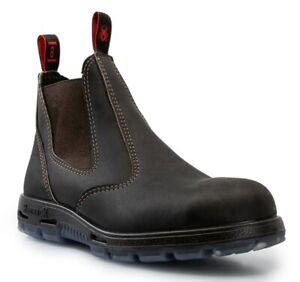 Redback Easy Escape Oil Kip USBOK Elastic Sided Steel  Toe Leather Safety Boots