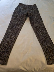 Nicole Miller Sport Talla M Animal Estampado Leopardo Leggings Con Bolsillos Usados en Excelente Condición - Imagen 1 de 9