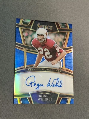 2022 Panini Select - Roger Wehrli Select Signatures 04/99 - Cardinals - Image 1 of 4