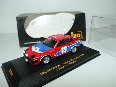TRIUMPH TR7 N°5 MANX RALLYE 1978 T. POND IXO RAC057 1:43 Arrivée 1er - Photo 1/2